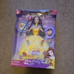 Disney Belle Doll with Yellow Dress and Wand